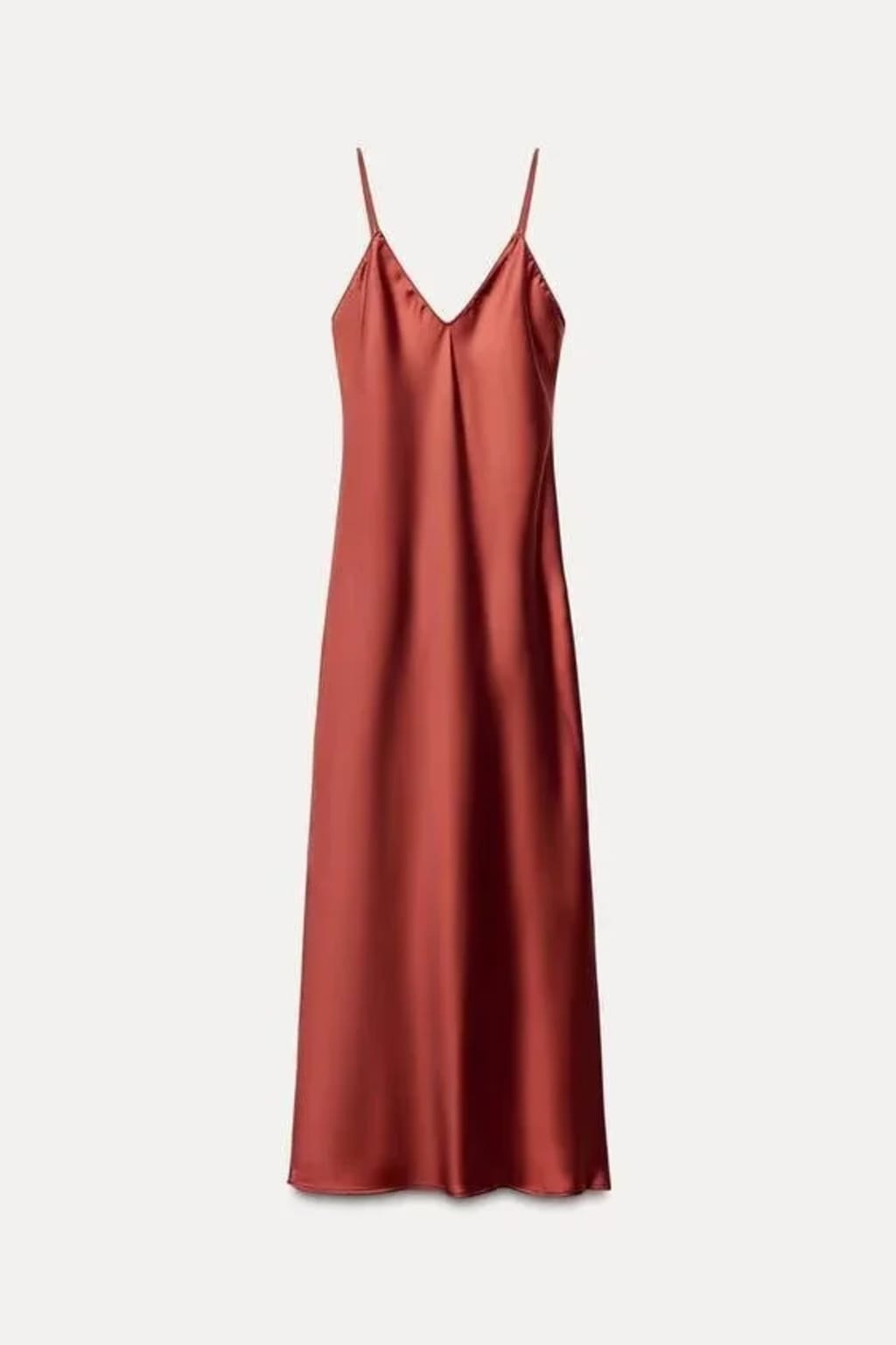Satin Slip Midi Dress
