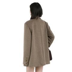 Wool Blend Long Coat